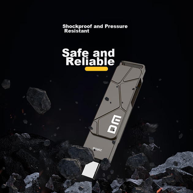 Флеш-накопичувач DM Daimai 256 ГБ USB 3.2 Type-C з двома інтерфейсами PD198, високошвидкісний портативний накопичувач для Android, Apple, ноутбуків та використання в автомобілі - Фото 9 Флеш-накопичувач DM Daimai 256 ГБ USB 3.2 Type-C з двома інтерфейсами PD198, високошвидкісний портативний накопичувач для Android, Apple, ноутбуків та використання в автомобілі - изображение 9