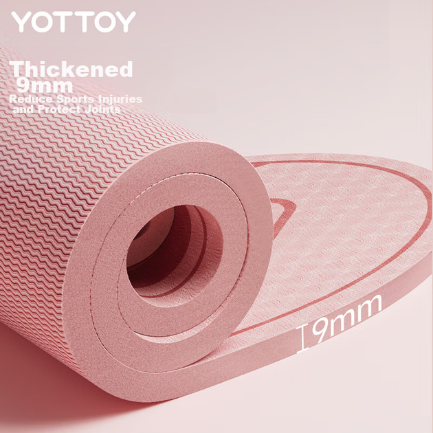 Амортизуючий килимок для скакалки Yottoy, професійний звукоізоляційний бездротовий килимок, спортивний фітнес, протишоковий потовщений килимок для скакалки, нековзний для домашнього використання - изображение 6