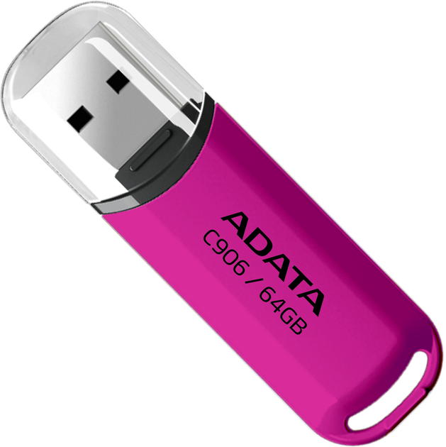 Флеш память USB ADATA C906 64GB USB 2.0 Purple/Pink (4711085945105) - Фото 1 Флеш память USB ADATA C906 64GB USB 2.0 Purple/Pink (4711085945105) - изображение 1