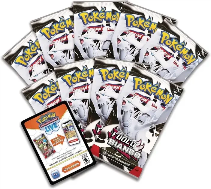 Елітний набір тренера Pokémon TCG: Scarlet & Violet — White Flare Elite Trainer Box (Reshiram) оригінальні колекційні карти покемон - Фото 3 Елітний набір тренера Pokémon TCG: Scarlet & Violet — White Flare Elite Trainer Box (Reshiram) оригінальні колекційні карти покемон - зображення 3
