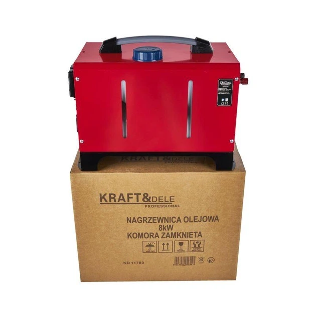 Автономний дизельний обігрівач WEBASTO Kraft&Dele KD11780 8 кВт, 12/230 В, 15 А, з пультом дистанційного керування - зображення 10
