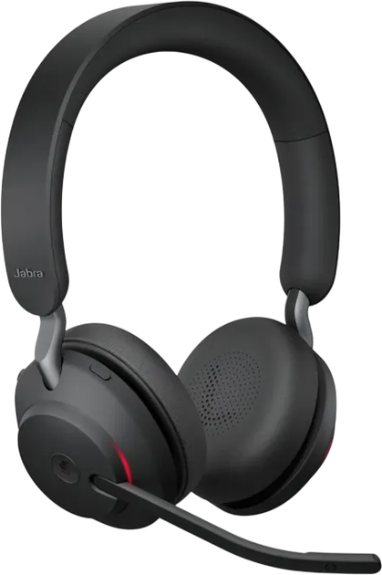 Навушники Jabra Evolve2 65, Link380a MS Stereo Stand Black (26599-999-989) - Фото 2 Навушники Jabra Evolve2 65, Link380a MS Stereo Stand Black (26599-999-989) - зображення 2