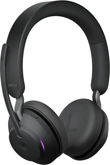 Навушники Jabra Evolve2 65, Link380a MS Stereo Stand Black (26599-999-989) - Фото 3 Навушники Jabra Evolve2 65, Link380a MS Stereo Stand Black (26599-999-989) - зображення 3