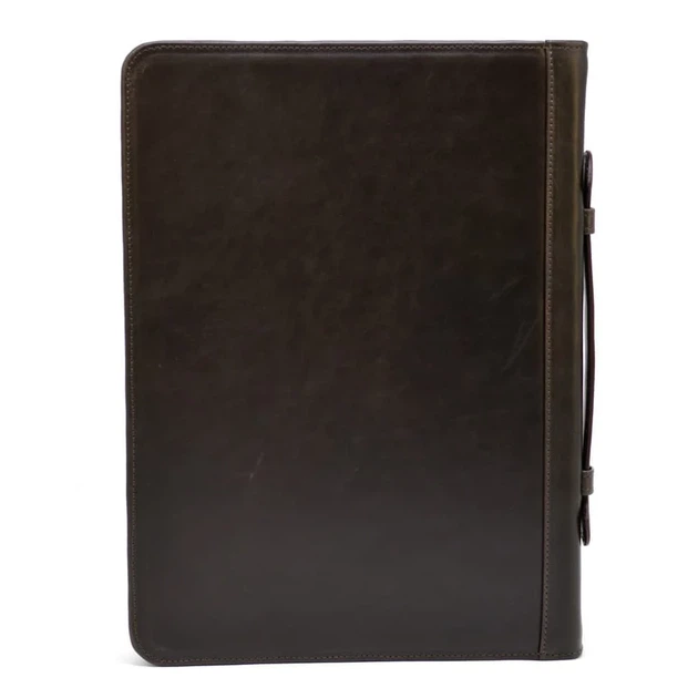 Папка кожаная TARWA GC-1404-4lx коричневая A4 - изображение 5