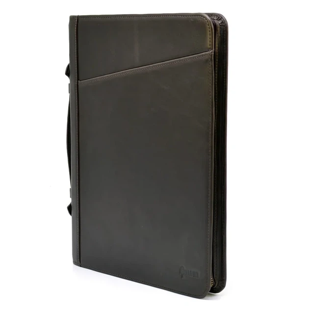 Папка кожаная TARWA GC-1404-4lx коричневая A4 - изображение 6