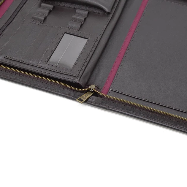 Кожаная папка-органайзер TARWA GC-1295-4lx коричневая А4+ - изображение 7