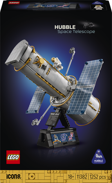 Zestaw klocków LEGO Icons Kosmiczny Teleskop Hubble’a 1252 elementy (11382) - Zdjęcie 1 Zestaw klocków LEGO Icons Kosmiczny Teleskop Hubble’a 1252 elementy (11382) - obraz 1
