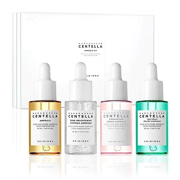 Набор сывороток SKIN1004 Madagascar Centella Ampoule Kit для комплексного ухода за кожей 4 шт по 30 мл - изображение 3