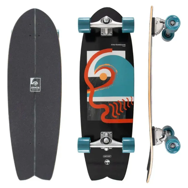 Серфскейт Arbor X Carver Fat Fish 32" Multi - зображення 3