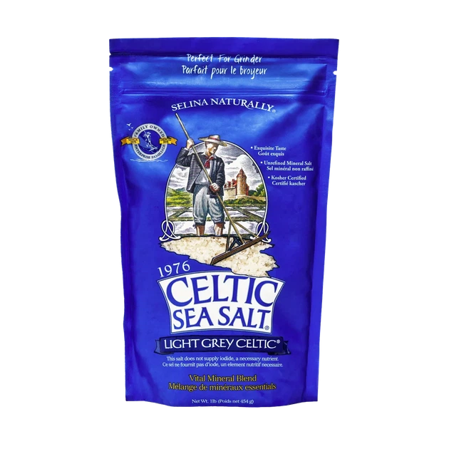 Морська сіль Celtic Sea Salt Light Grey Celtic нерафінована сіра 454 г - Фото 1 Морська сіль Celtic Sea Salt Light Grey Celtic нерафінована сіра 454 г - зображення 1