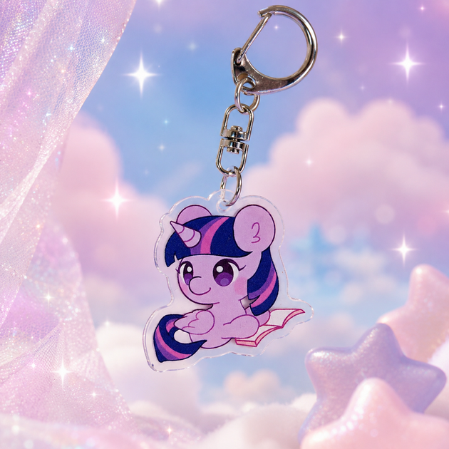 Акриловый брелок Искорка, My Little Pony 4х4 см - изображение 2