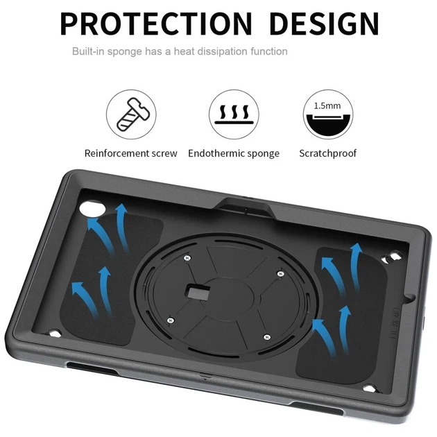Бампер 4smarts Rugged Case Grip для Apple iPad 11 (A16, 2025) / iPad 10.9 (10th gen) Black (4252011904167) - Фото 6 Бампер 4smarts Rugged Case Grip для Apple iPad 11 (A16, 2025) / iPad 10.9 (10th gen) Black (4252011904167) - зображення 6