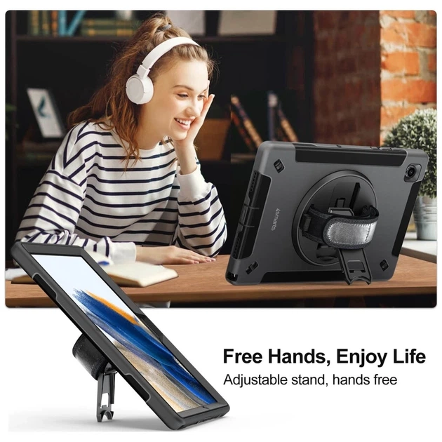 Бампер 4smarts Rugged Case Grip для Apple iPad 11 (A16, 2025) / iPad 10.9 (10th gen) Black (4252011904167) - Фото 7 Бампер 4smarts Rugged Case Grip для Apple iPad 11 (A16, 2025) / iPad 10.9 (10th gen) Black (4252011904167) - зображення 7