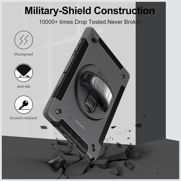Бампер 4smarts Rugged Case Grip для Apple iPad 11 (A16, 2025) / iPad 10.9 (10th gen) Black (4252011904167) - Фото 10 Бампер 4smarts Rugged Case Grip для Apple iPad 11 (A16, 2025) / iPad 10.9 (10th gen) Black (4252011904167) - зображення 10