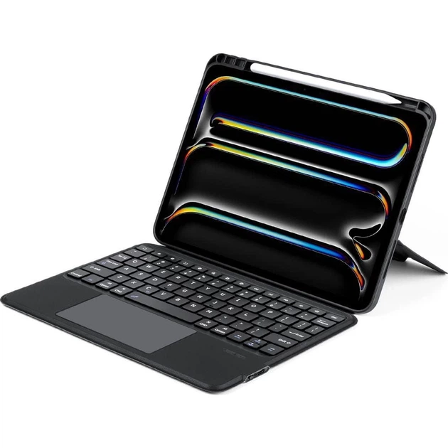 Чохол Dux Ducis DK з бездротовою клавіатурою для iPad Pro 11" (2024) Black (6934913005088) - Фото 2 Чохол Dux Ducis DK з бездротовою клавіатурою для iPad Pro 11" (2024) Black (6934913005088) - зображення 2