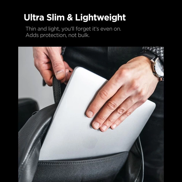 Etui Spigen AirSkin do MacBook Pro 14 M1-M5 Pro/M5 Pro Max 2021-2026 Clear (8800337246612) - obraz 7