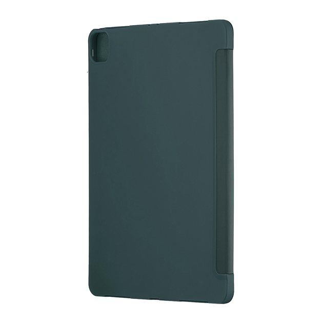 Чехол-книжка Smart Case силиконовый для iPad Pro 12.9 2018; 2020; 2021; 2022; iPad Air 13 2024; 2025; 2026 зеленый Clear Dark Green - изображение 3