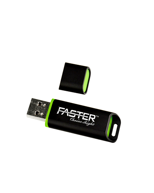 Флеш-накопитель 256 GB USB 2.0 черный FASTER уценка вскрытая упаковка - изображение 2