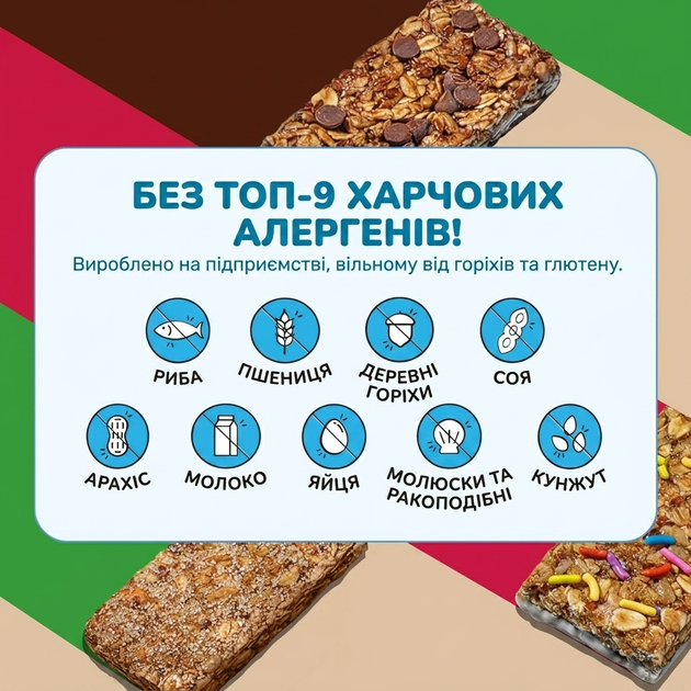Гранола злакові батончики Blake’s Seed Based Chewy Granola Bars (яблуко-кориця, торт, шоколад) 24 шт по 26 г - зображення 9