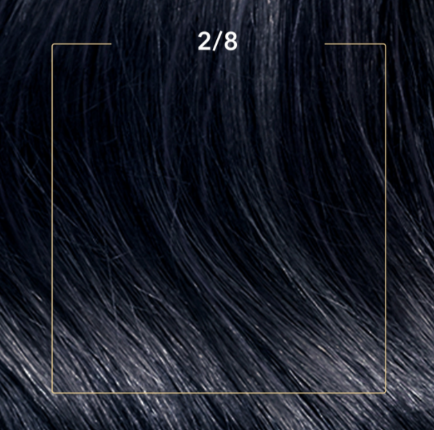 Крем-фарба для волосся Wella Color Perfect 2/8 синяво-чорний 135 мл 8260 - изображение 2