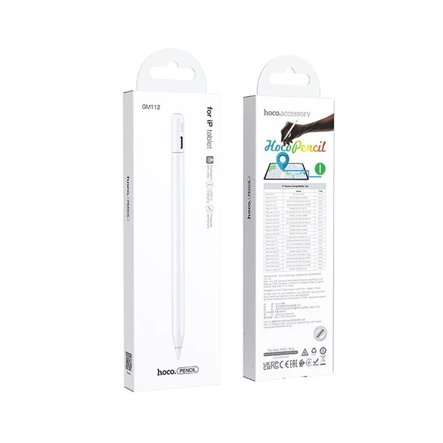 Стилус Hoco GM112 для iPad White (6942007634588) - изображение 9