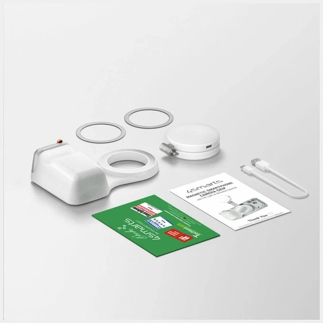 Тримач 4smarts з фотогрипом та підсвіткою White (541802) - Фото 4 Тримач 4smarts з фотогрипом та підсвіткою White (541802) - зображення 4