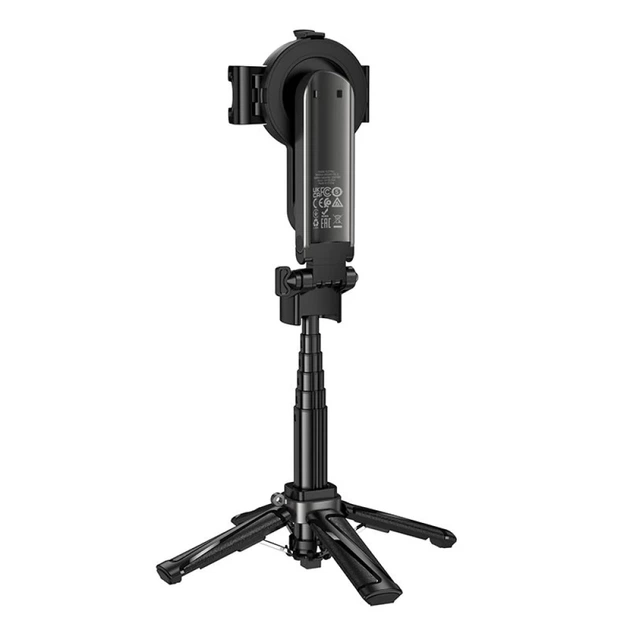 Штатив Hoco K27 Pro с магнитным и универсальным креплением с беспроводным пультом Black (6942007668743) - Фото 6 Штатив Hoco K27 Pro с магнитным и универсальным креплением с беспроводным пультом Black (6942007668743) - изображение 6