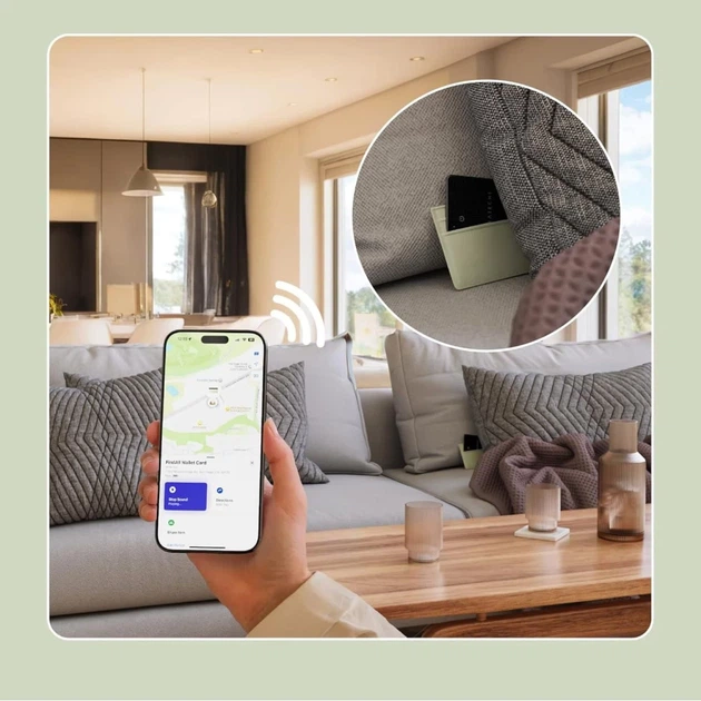 Локализатор Satechi FindAll Wallet Card совместимый с Apple Find My Black (810086361212) - Фото 7 Локализатор Satechi FindAll Wallet Card совместимый с Apple Find My Black (810086361212) - изображение 7