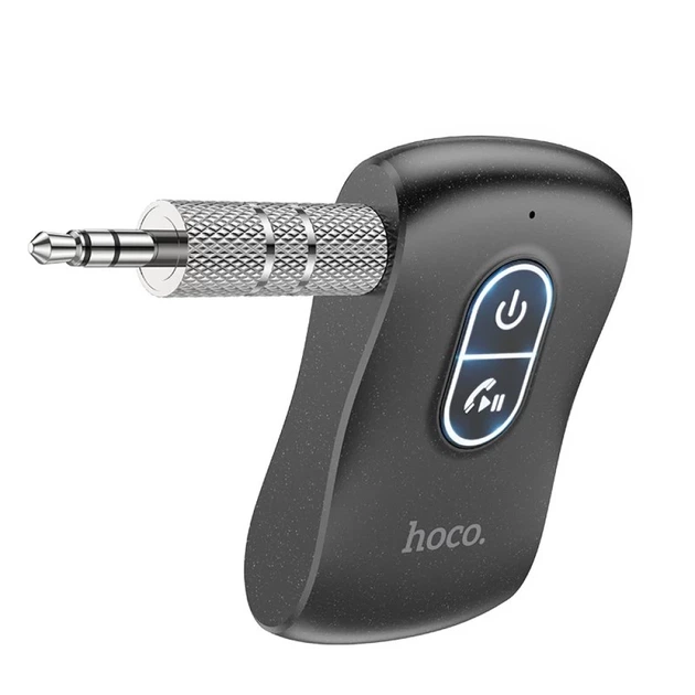 Автомобильный Bluetooth-трансмиттер Hoco Jack 3.5 mm E73 PRO Black (6931474783752) - изображение 2