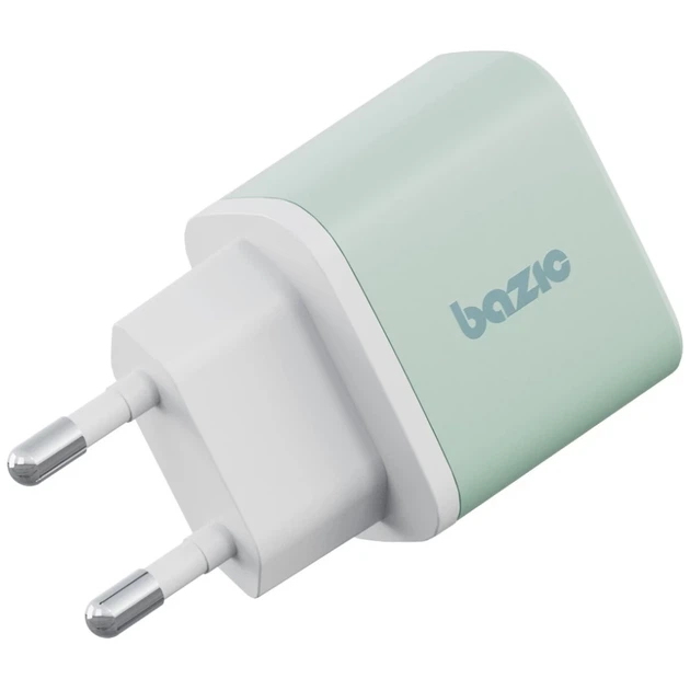 Ładowarka Energea Bazic GoPort Velox Kit USB-C/USB-A GaN 35W z kablem Green (8885020102567) - obraz 3