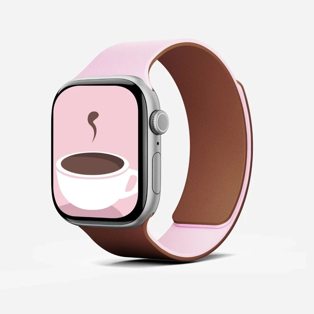 Ремешок Moft Snap Duo для Apple Watch Series 11/10 42 mm | Series 9/8/7 41 mm | 6/5/SE 40 mm | 3/2/1 38 mm Pink/Brown (MD025-1-42-LTPKBE) - изображение 2
