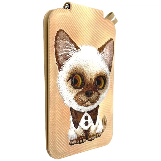 Etui-portfel Nimmy New Big-Eye Cute Pets 2.0 Brown (6971080315572) - obraz 6