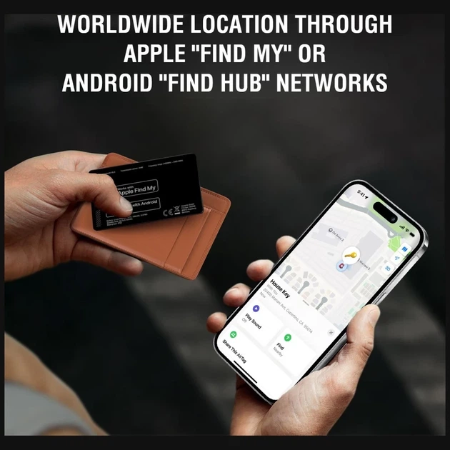Локалізатор 4smarts SkyTag Card Duos ReCharge Black (541718) - зображення 7