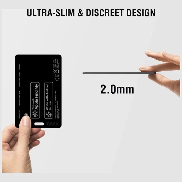 Локалізатор 4smarts SkyTag Card Duos ReCharge Black (541718) - зображення 9