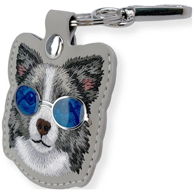 Чехол Nimmy для локатора Glasses Cool and Cute Dog Grey (6971080318726) - Фото 3 Чехол Nimmy для локатора Glasses Cool and Cute Dog Grey (6971080318726) - изображение 3