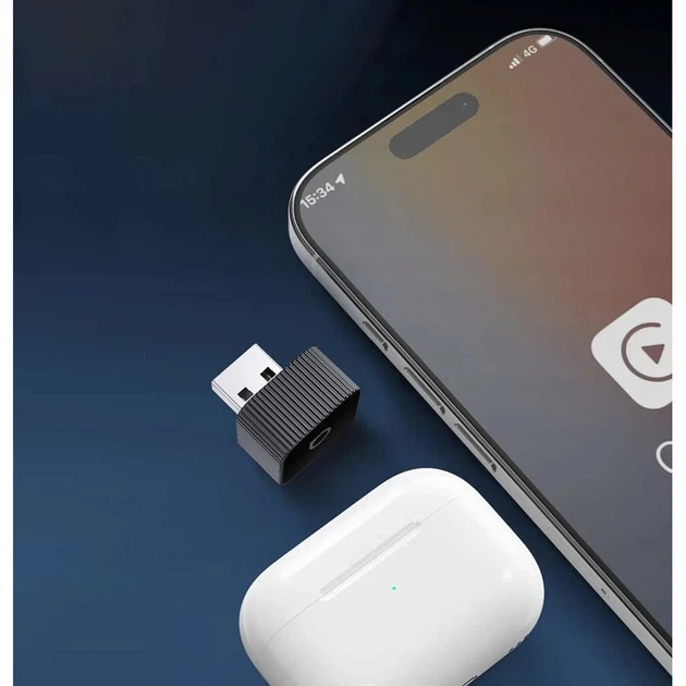 Беспроводной автомобильный адаптер Ottocast Mini Cube T2 Black (5903396421518) - изображение 4