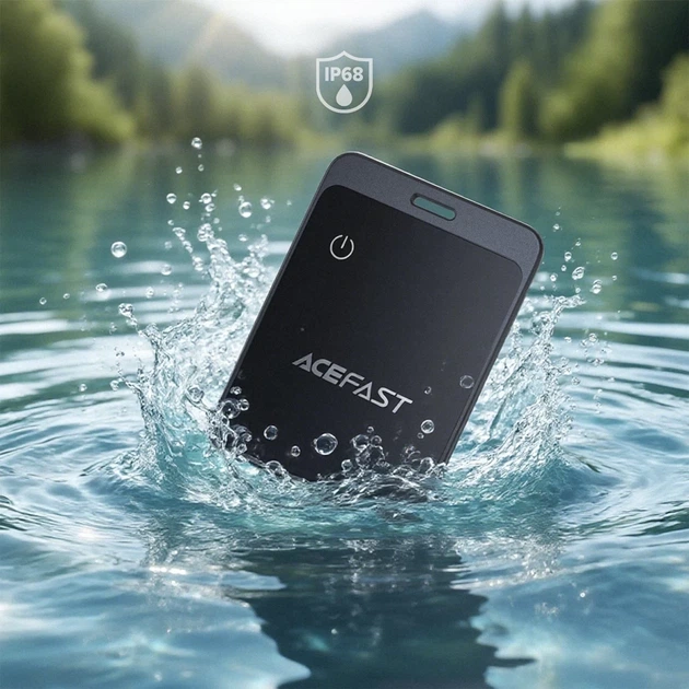 Bluetooth-трекер Acefast S3 в виде карты совместимый с Apple Find My Grey (6974316285694) - Фото 8 Bluetooth-трекер Acefast S3 в виде карты совместимый с Apple Find My Grey (6974316285694) - изображение 8