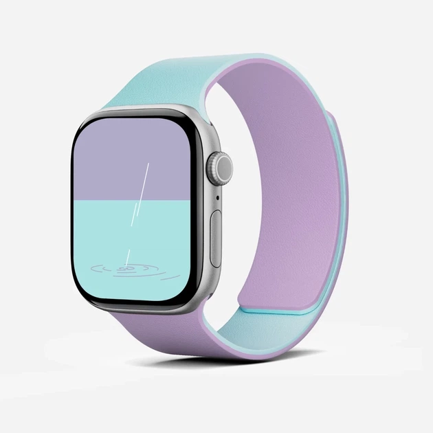 Ремешок Moft Snap Duo для Apple Watch Series 11/10 42 mm | Series 9/8/7 41 mm | 6/5/SE 40 mm | 3/2/1 38 mm Pink/Green (MD025-1-42-PNPPAQGN) - изображение 2