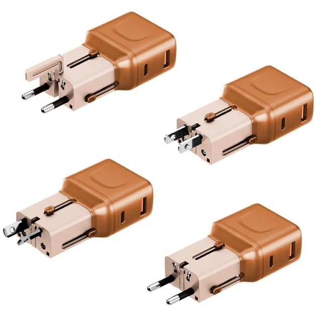 Ładowarka Energea TravelGo Adapter 35W USB-A/USB-C Orange (8885020103960) - obraz 4