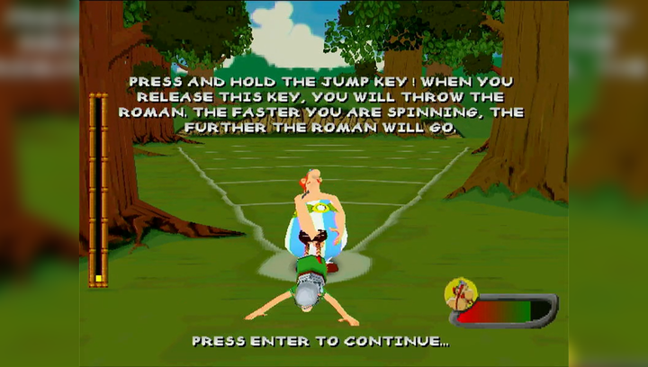 Игра Sony PlayStation 1 Asterix: The Gallic War Europe Английская Версия Б/У - изображение 5
