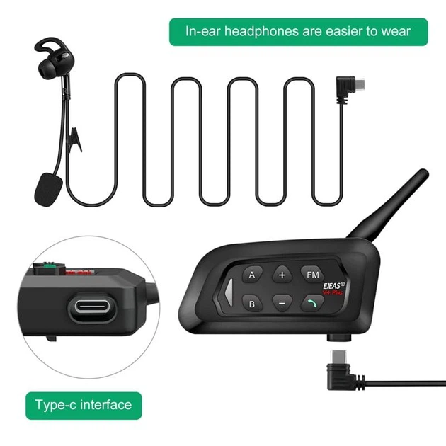 Інтерком суддівський V4C Referee Wireless Headset бездротова гарнітура для футбольних арбітрів - изображение 4