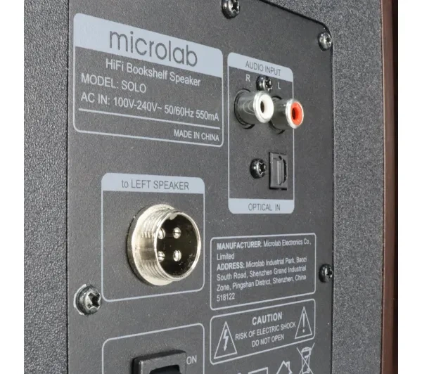 Динамік Microlab Solo3 2.0 Чорно-Коричневий - Фото 2 Динамік Microlab Solo3 2.0 Чорно-Коричневий - зображення 2