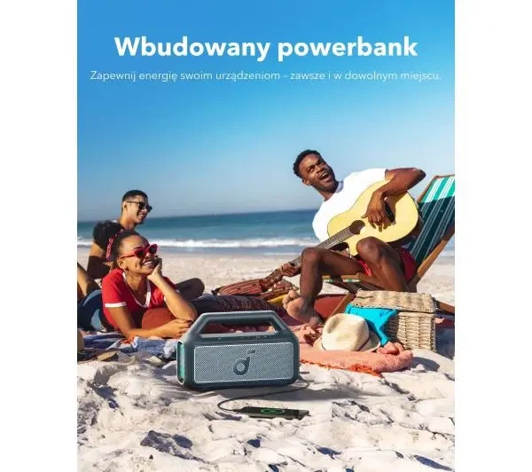 Bluetooth динамік Soundcore Boom 2 80W Синій - изображение 4