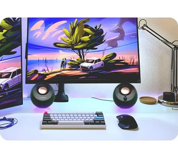 Динаміки Creative Pebble Pro Чорний - зображення 2