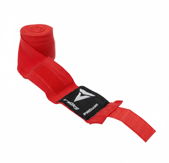 Бинти боксерські V`Noks 4,5m Red (1732_40232) - Фото 2 Бинти боксерські V`Noks 4,5m Red (1732_40232) - изображение 2