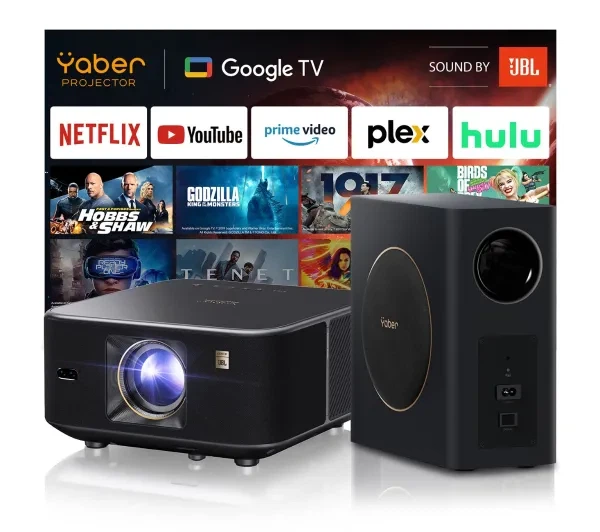 Проектор для домашнього кінотеатру Yaber K3 Pro LED Full HD Wi-Fi Bluetooth - изображение 10