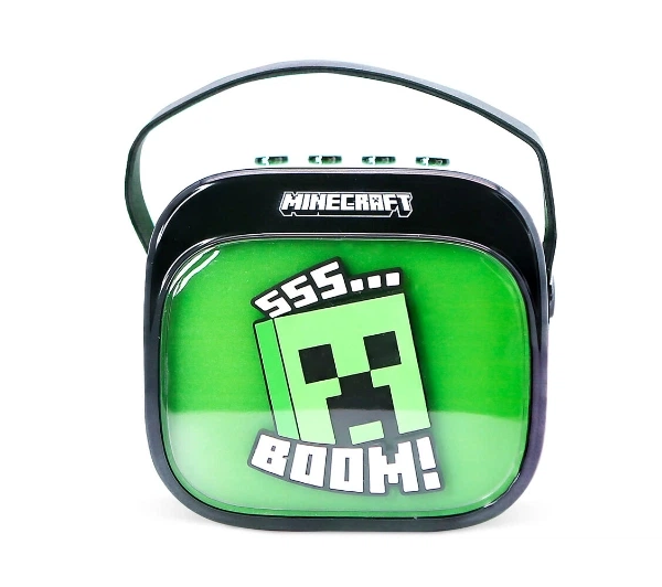 Мікрофон з динаміком Bluetooth OTL Technologies Minecraft 5W Зелений - изображение 4
