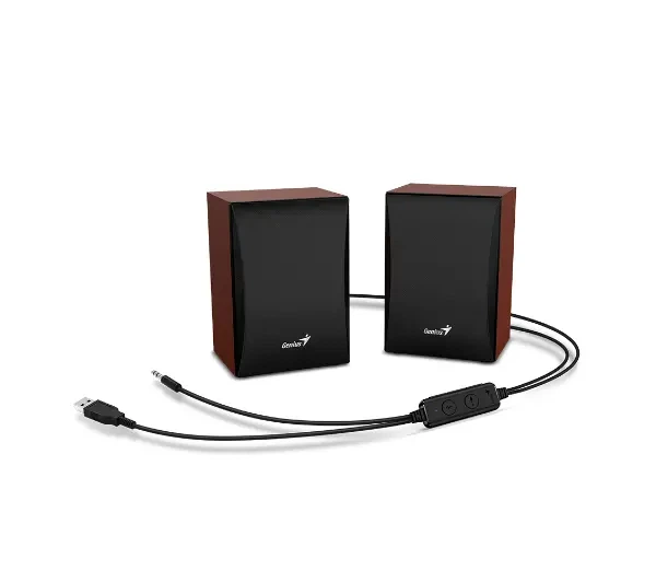 Динаміки Genius SP-HF380BT Коричневий - изображение 4