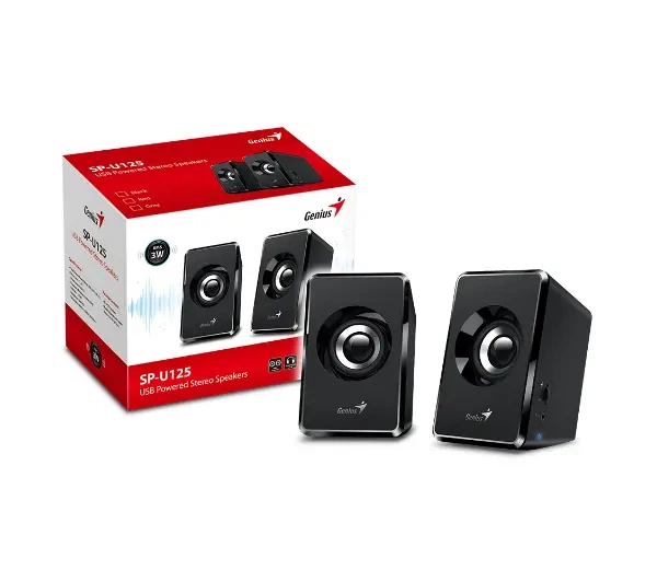 Динаміки Genius SP-U125 Чорний - Фото 2 Динаміки Genius SP-U125 Чорний - изображение 2