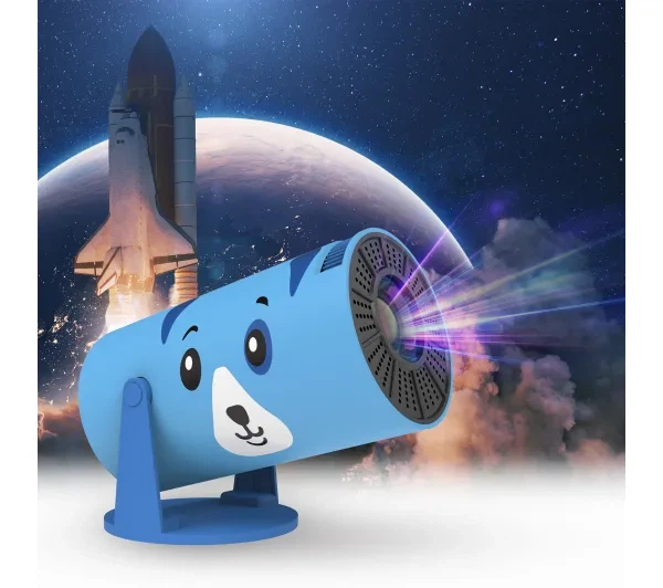Проектор для домашнього кінотеатру Kiano Kid Blue WXGA Android Wi-Fi Bluetooth - изображение 7